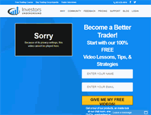 Tablet Screenshot of investorsunderground.com